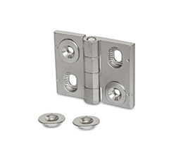 GN 127-Charnières avec inserts de réglage